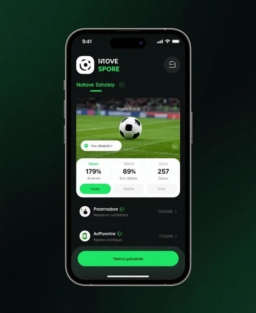 官方足球比分APP界面展示